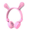 KIDYWOLF KIDYEARS Lapin Casque audio amusant pour enfants grâce aux oreilles aimantées et amovibles